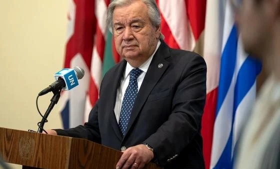 Những nỗi ưu tư hằn lên khuôn mặt Tổng Thư ký Liên hợp quốc Antonio Guterres. 