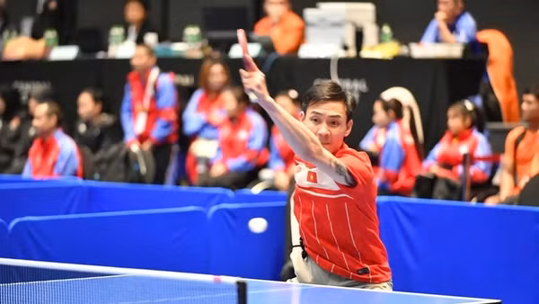 Tay vợt Phạm Thế Tiến giành Huy chương Bạc bộ môn bóng bàn tại ASEAN Para Games 13.