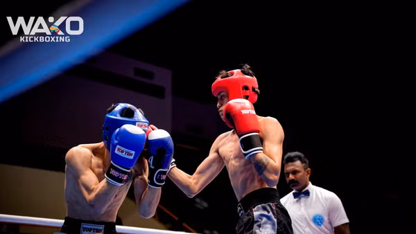 Các võ sĩ Việt Nam thi đấu ấn tượng tại Cúp thế giới 2026. Ảnh: WAKOKickboxing