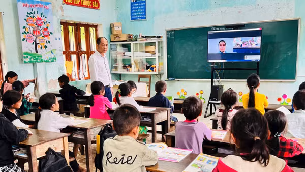 Sau sắp xếp, các cơ sở giáo dục phổ thông ở vùng cao sẽ được đầu tư để nâng cao chất lượng học tập.