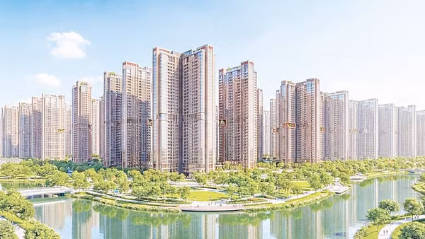 Phối cảnh khu đô thị đa mục tiêu Bắc Thăng Long Urban City, Dự án đã được khởi công xây dựng vào tháng 2/2026.