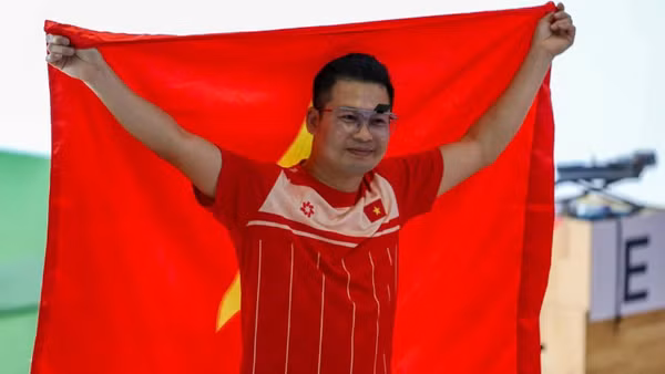 Vận động viên Hà Minh Thành.