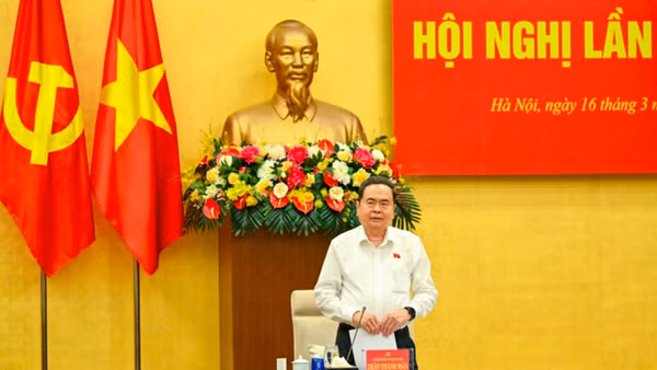 Chủ tịch Quốc hội, Chủ tịch Hội đồng Bầu cử quốc gia Trần Thanh Mẫn chủ trì Hội nghị lần thứ tư Ban Chấp hành Đảng bộ Quốc hội nhiệm kỳ 2025-2030.