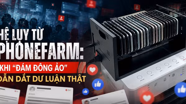 Hệ lụy từ phonefarm: Khi “đám đông ảo” dẫn dắt dư luận thật