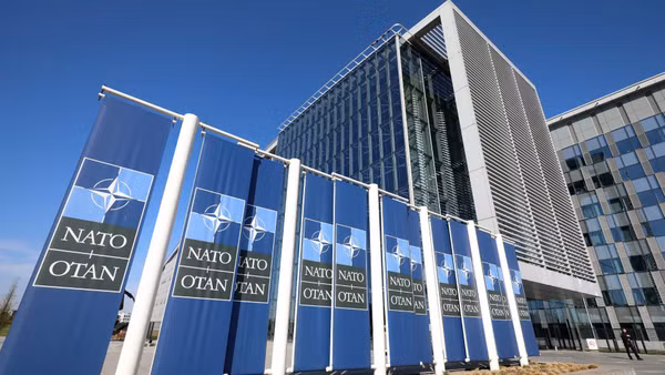 Trụ sở NATO ở Brussels, Bỉ. (Ảnh: THX/TTXVN)