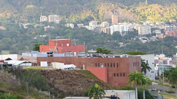 Đại sứ quán Mỹ ở Caracas, Venezuela (Ảnh: THX/TTXVN)