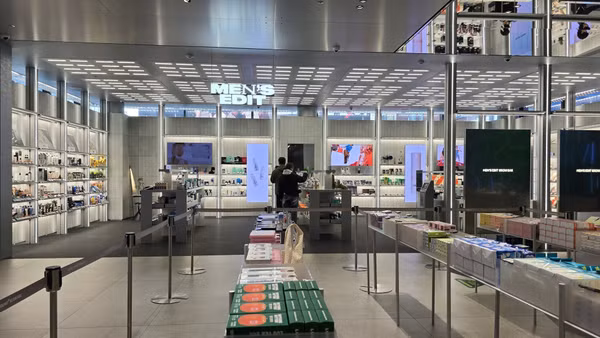 Một cửa hàng bán mỹ phẩm dành cho nam tại Hàn Quốc. Ảnh: TTXVN