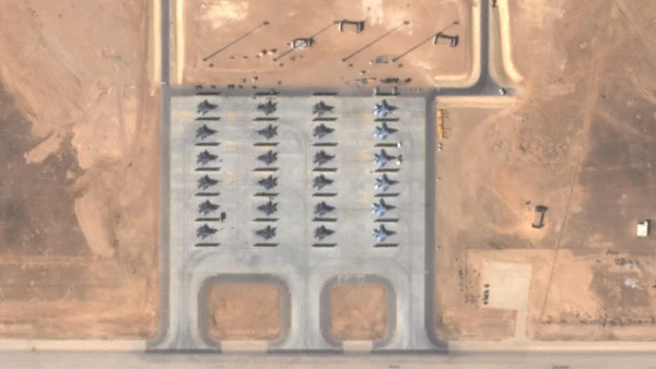 Hình ảnh vệ tinh chụp căn cứ Muwaffaq Salti. Nguồn: @planet