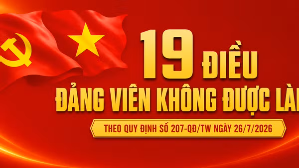 [Interactive] 19 điều đảng viên không được làm
