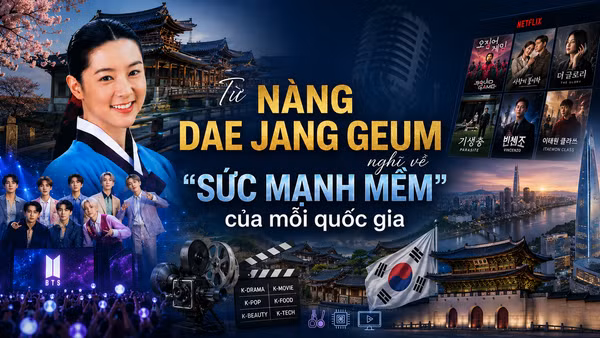 Từ "Nàng Dea Jang Geum" nghĩ về "sức mạnh mềm" của mỗi quốc gia