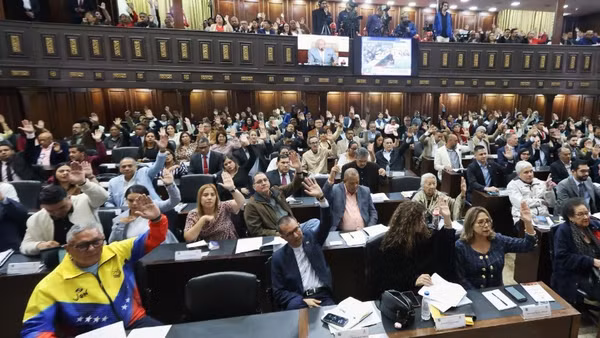 Quang cảnh phiên họp Quốc hội Venezuela tại Caracas. Ảnh: THX/TTXVN