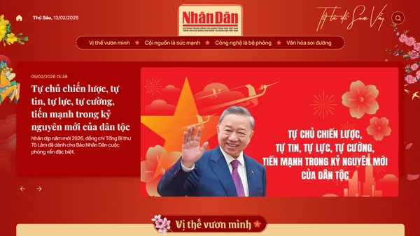 Báo Nhân Dân ra mắt chuyên trang Tết Nguyên đán Bính Ngọ 2026