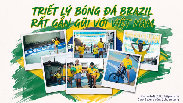 "Đối với người Brazil, mỗi trận đấu giống như một chuyến tàu lượn của cảm xúc"