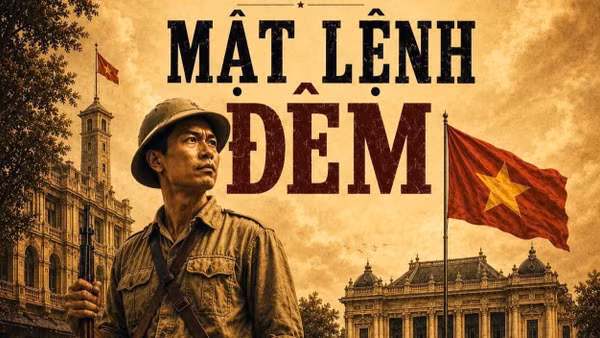 Thực cảnh lịch sử "Mật lệnh đêm" diễn ra vào 20 giờ 30 phút, ngày 3/7, tại Bảo tàng Công an Hà Nội.
