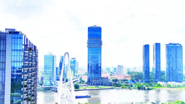 Trung tâm Tài chính quốc tế tại Thành phố Hồ Chí Minh được kỳ vọng là hạt nhân kinh tế số của Việt Nam. (Ảnh THẾ ANH)