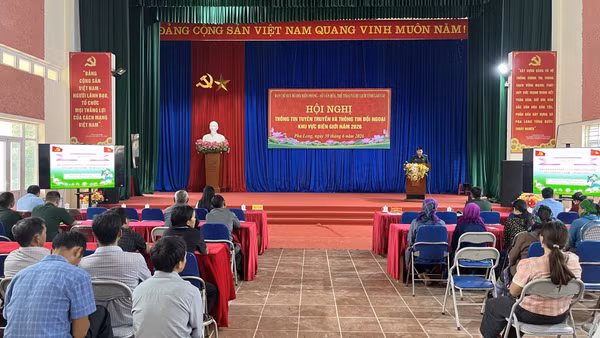 Quang cảnh buổi tuyên truyền phổ biến giáo dục pháp luật.