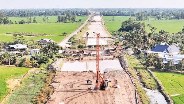 Nhà thầu thi công phần cầu và đường cao tốc Châu Đốc-Cần Thơ-Sóc Trăng.