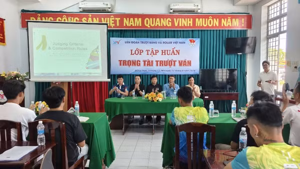 Lớp tập huấn trọng tài trượt ván khai mạc ngày 11/6 tại Đồng Tháp.