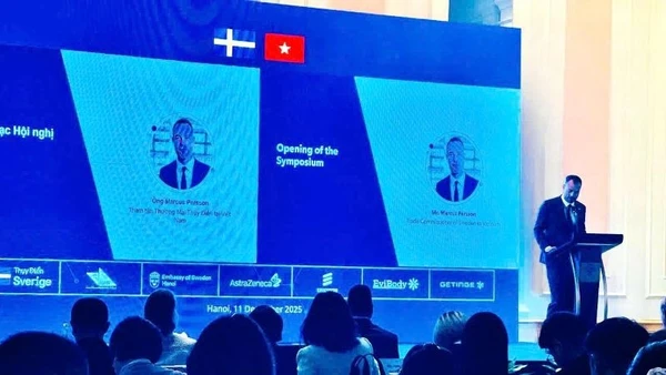 Hội nghị diễn ra tại Hà Nội thu hút đông đảo đại biểu Việt Nam và Thụy Điển cùng các đối tác khác tham dự. (Ảnh: PV)