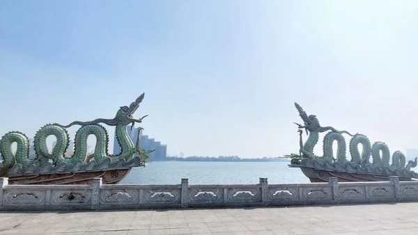 Điểm check-in nổi bật của Hồ Tây, Hà Nội. (Ảnh: CTV)