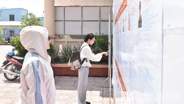 Cử tri xem danh sách và tiểu sử ứng cử viên đại biểu Quốc hội khóa XVI, nhiệm kỳ 2026-2031. 