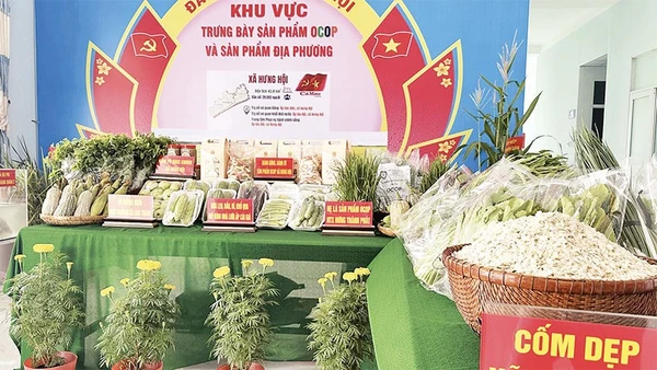 Các sản phẩm đạt chuẩn OCOP của xã Hưng Hội.