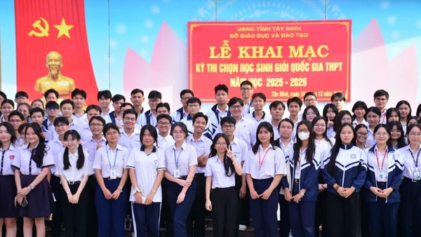 Kỳ thi chọn học sinh giỏi quốc gia năm học 2025-2026, Tây Ninh có 184 thí sinh dự thi.