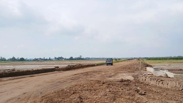 Một dự án đang triển khai trên địa bàn tỉnh Đồng Tháp.