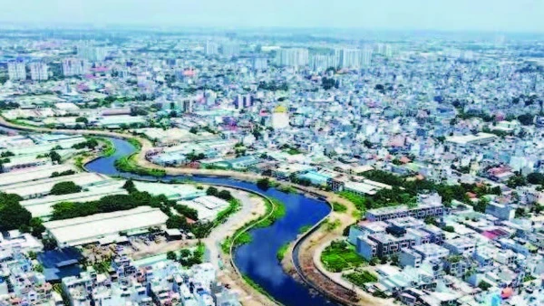 Kênh Tham Lương-Bến Cát đang được triển khai thi công khẩn trương.