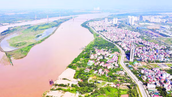 Dự án Trục đại lộ cảnh quan sông Hồng là một trong hai dự án lớn được thành phố Hà Nội triển khai ngay sau khi có Nghị quyết số 258/2025/QH15. (Ảnh ĐĂNG ANH)