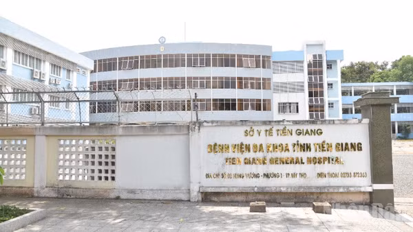 Bệnh viện đa khoa tỉnh Tiền Giang (cũ), phường Mỹ Tho, tỉnh Đồng Tháp chưa được sử dụng trở lại. 