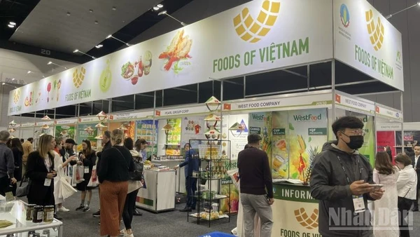 Nông sản, thực phẩm Việt tham dự Hội chợ quốc tế ngày càng phổ biến. (Ảnh: T.T)