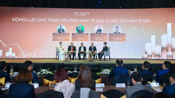 Các diễn giả thảo luận về động lực tăng trưởng năm 2026.
