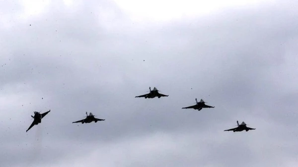 Máy bay chiến đấu Rafale do Pháp sản xuất. (Ảnh: Tân hoa xã)