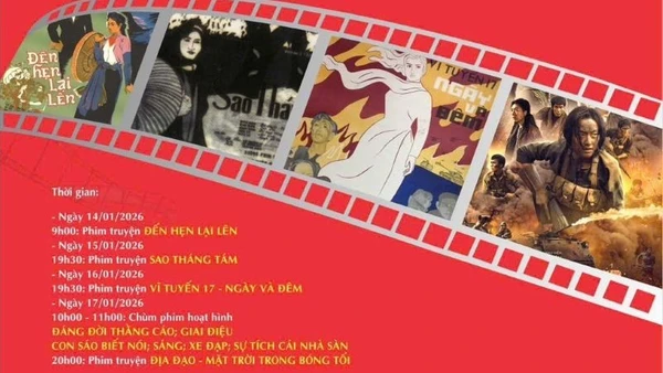 Chương trình giới thiệu các phim trình chiếu của Viện Phim Việt Nam chào mừng Đại hội lần thứ XIV của Đảng.