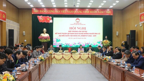 Quang cảnh hội nghị hiệp thương lần 2.
