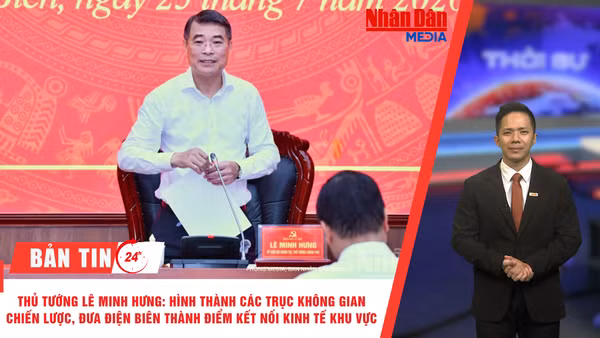 Thủ tướng Lê Minh Hưng chủ trì buổi làm việc với Ban Thường vụ Tỉnh ủy Điện Biên ngày 25/7.