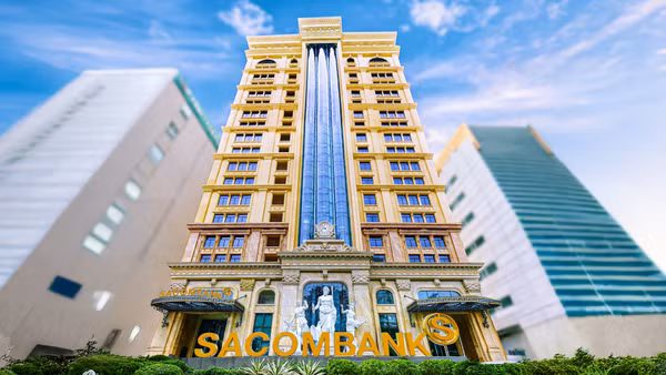 Tòa nhà Hội sở Sacombank. (Ảnh: Như Quỳnh)