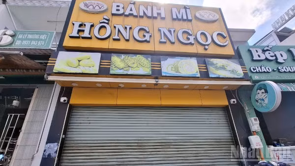 Tiệm bánh mì Hồng Ngọc 37 tạm thời đóng cửa.