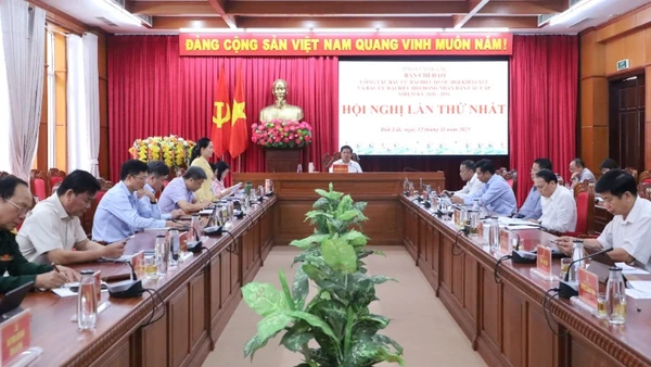 Hội nghị lần thứ I, Ban Chỉ đạo công tác bầu cử đại biểu Quốc hội khóa XVI và bầu cử đại biểu Hội đồng nhân dân các cấp nhiệm kỳ 2026-2031 tỉnh Đắk Lắk.