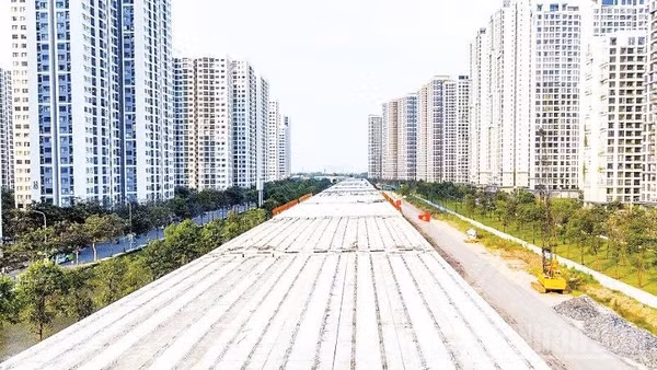 Dự án Vành đai 3 Thành phố Hồ Chí Minh là khớp nối quan trọng kết nối khu vực trung tâm với các vệ tinh công nghiệp chung quanh. (Ảnh: Báo Nhân Dân)