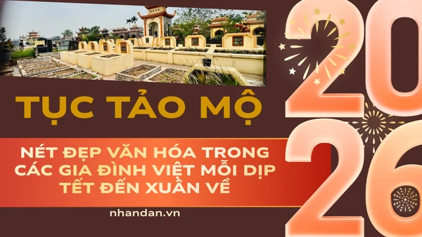 Người Việt quan niệm, việc tảo mộ là một trong những việc hiếu đạo của con cháu, thể hiện lòng kính trọng đối với đấng sinh thành và các bậc tổ tiên đã khuất. 