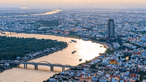 Châu thổ Cửu Long.