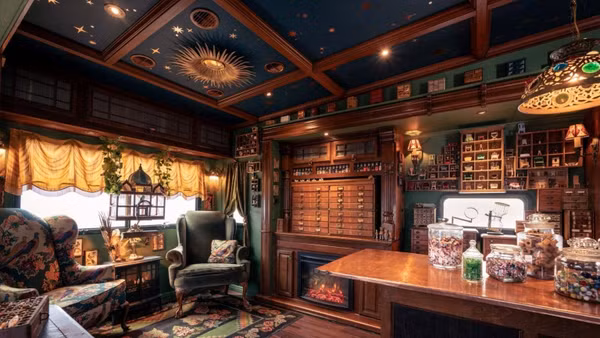 Không gian được sắp đặt, chăm chút tỉ mỉ của bảo tàng di động.