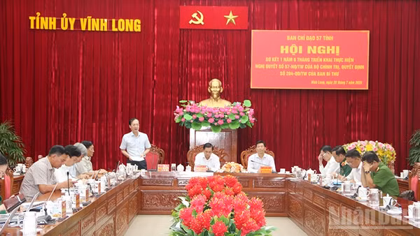 Tỉnh ủy Vĩnh Long tổ chức hội nghị sơ kết thực hiện Nghị quyết số 57-NQ/TW ngày 22/12/2024 của Bộ Chính trị.