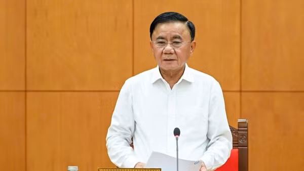 Đồng chí Trần Cẩm Tú, Ủy viên Bộ Chính trị, Thường trực Ban Bí thư. (Ảnh: DUY LINH)