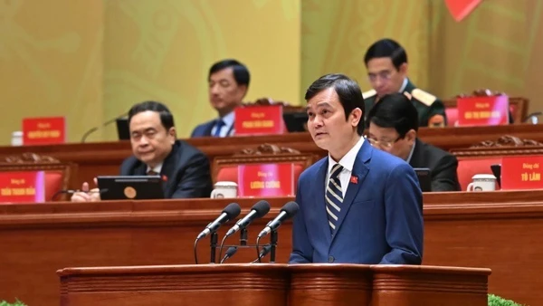 Đồng chí Bùi Quang Huy, Ủy viên dự khuyết Trung ương Đảng, Phó Chủ tịch Ủy ban Trung ương Mặt trận Tổ quốc Việt Nam, Bí thư thứ nhất Ban Chấp hành Trung ương Đoàn.