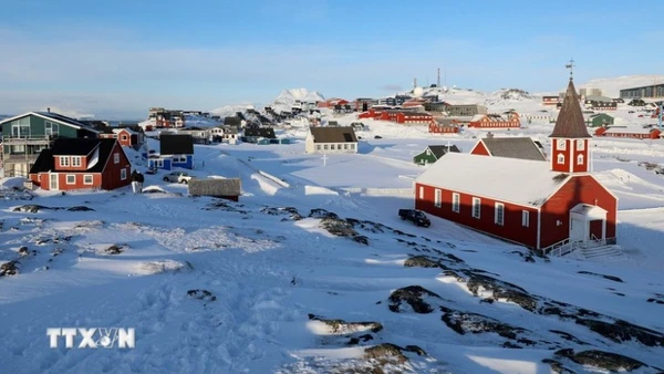 Quang cảnh thành phố Nuuk, Greenland. (Nguồn: THX/TTXVN)