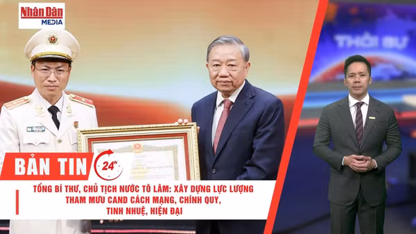 [Video] Thời sự 24h ngày 11/4: Tổng Bí thư, Chủ tịch nước Tô Lâm dự Lễ kỷ niệm 80 năm Ngày truyền thống lực lượng Tham mưu Công an nhân dân