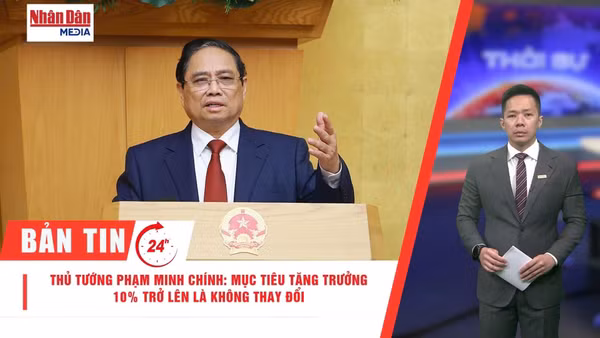 [Video] Thời sự 24h ngày 4/4: Thủ tướng Phạm Minh Chính: Mục tiêu tăng trưởng 10% trở lên là không thay đổi
